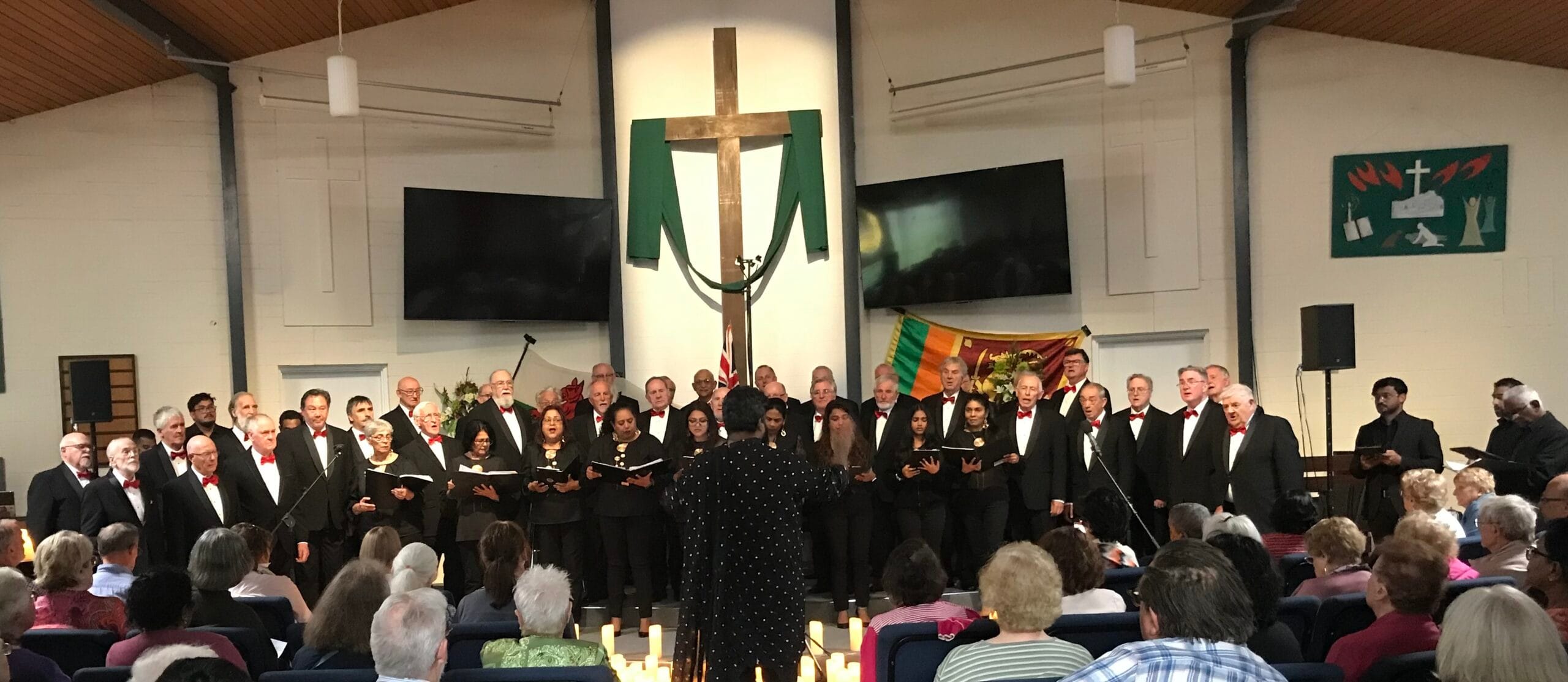 Victoria Welsh Choir and Euphony Choir performing at St Columba's Uniting Church Noble Park