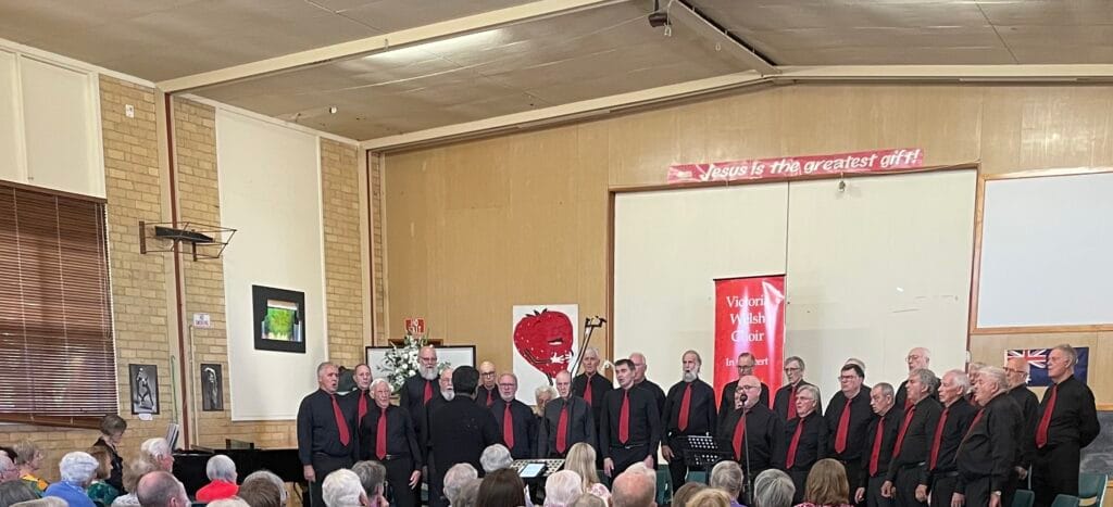 Victorian Welsh Choir performing at St Edward's Anglican Church