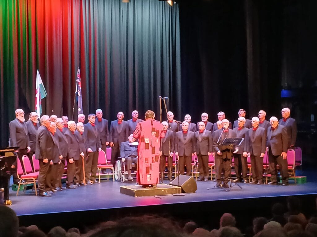 Victorian Welsh Choir Wangaratta performing at Wangaratta Performing Arts Centre